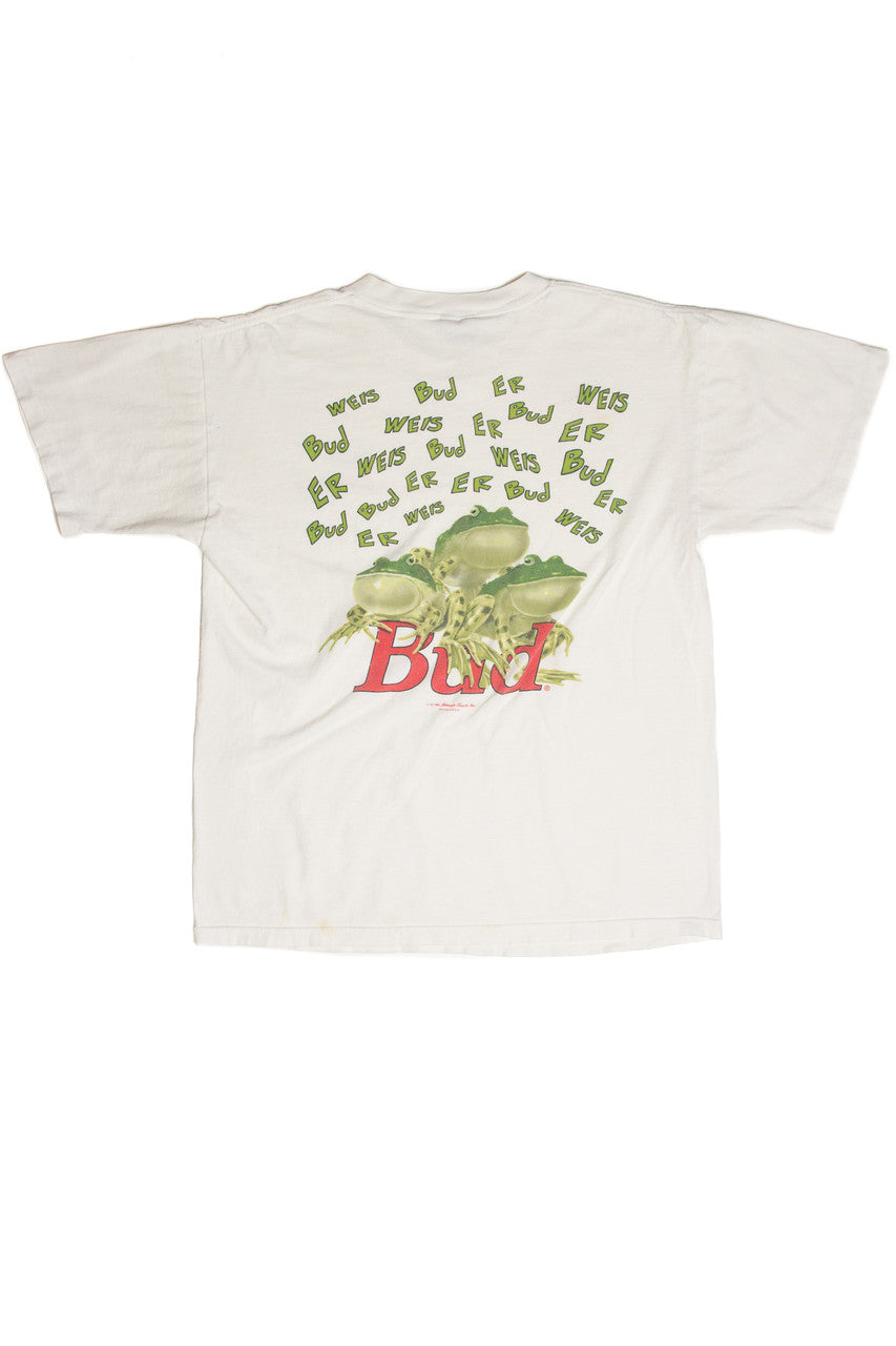 Vintage Budweiser Frog Logo T-Shirt (1995)