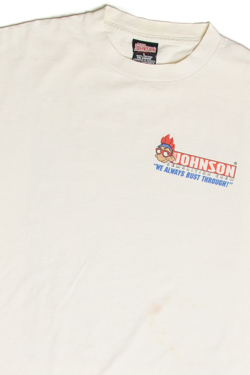 Vintage Big Johnson Demolition Crew T-Shirt (1999)