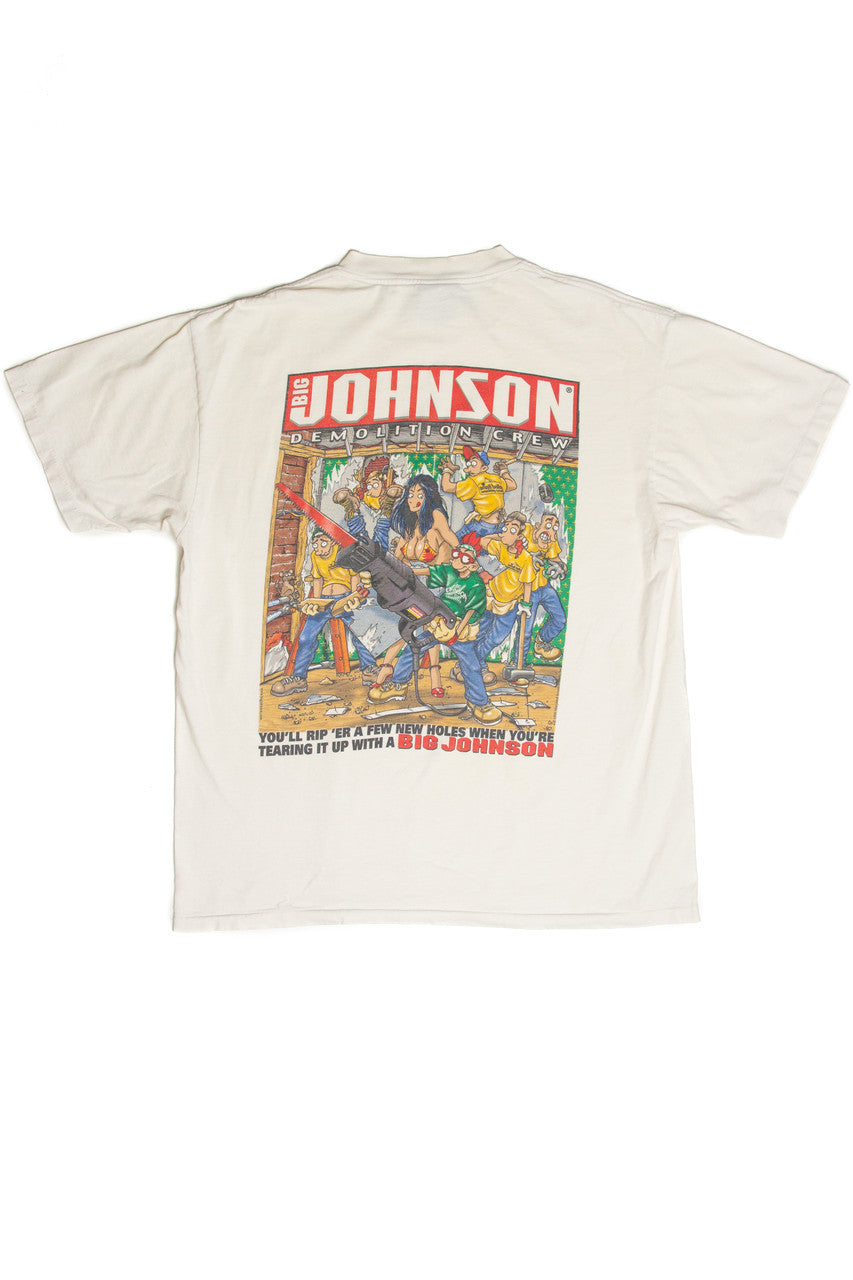 Vintage Big Johnson Demolition Crew T-Shirt (1999)