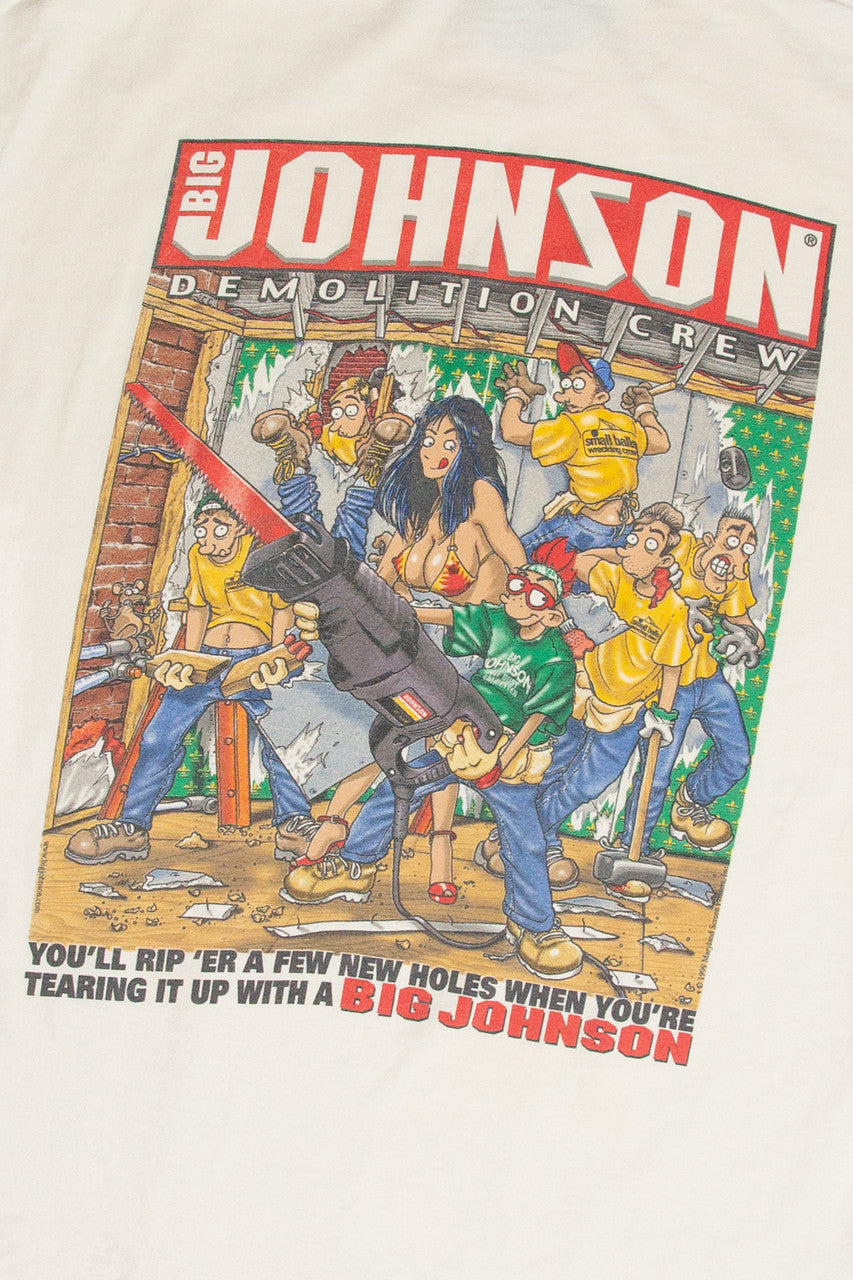 Vintage Big Johnson Demolition Crew T-Shirt (1999)