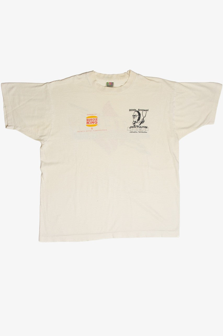 Vintage Jack Fulton Open 20th Annual Racquetball Tourney T-Shirt