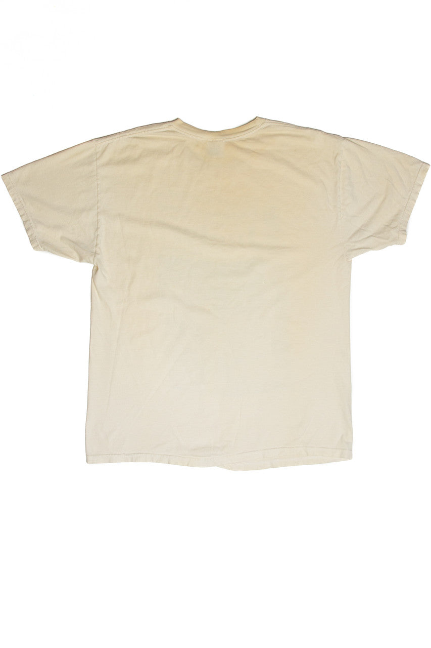 Vintage Dale Jr. Pepsi 400 Newspaper T-Shirt (2001)