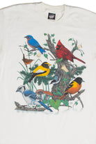 Vintage Birds Graphic T-Shirt (1991)
