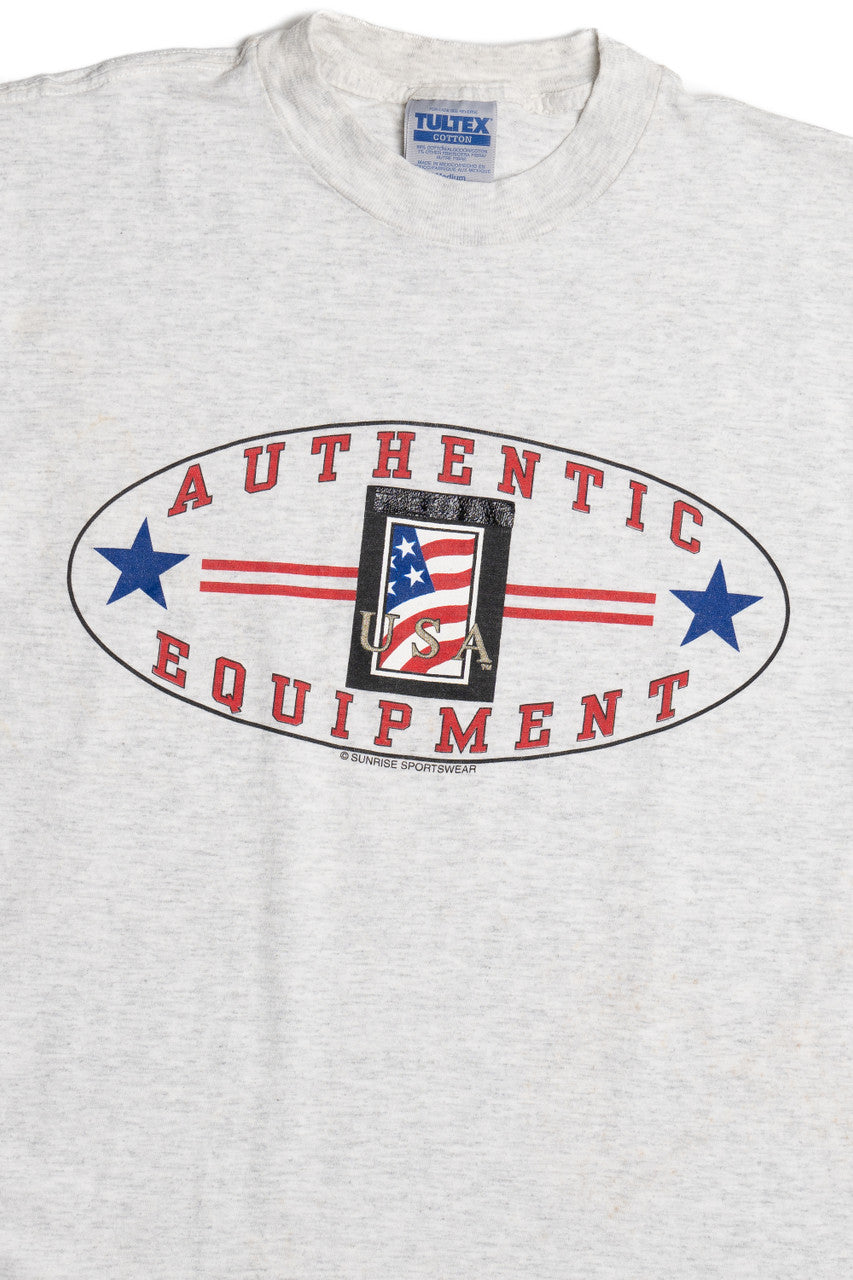 Vintage "Authentic Equipment" USA T-Shirt