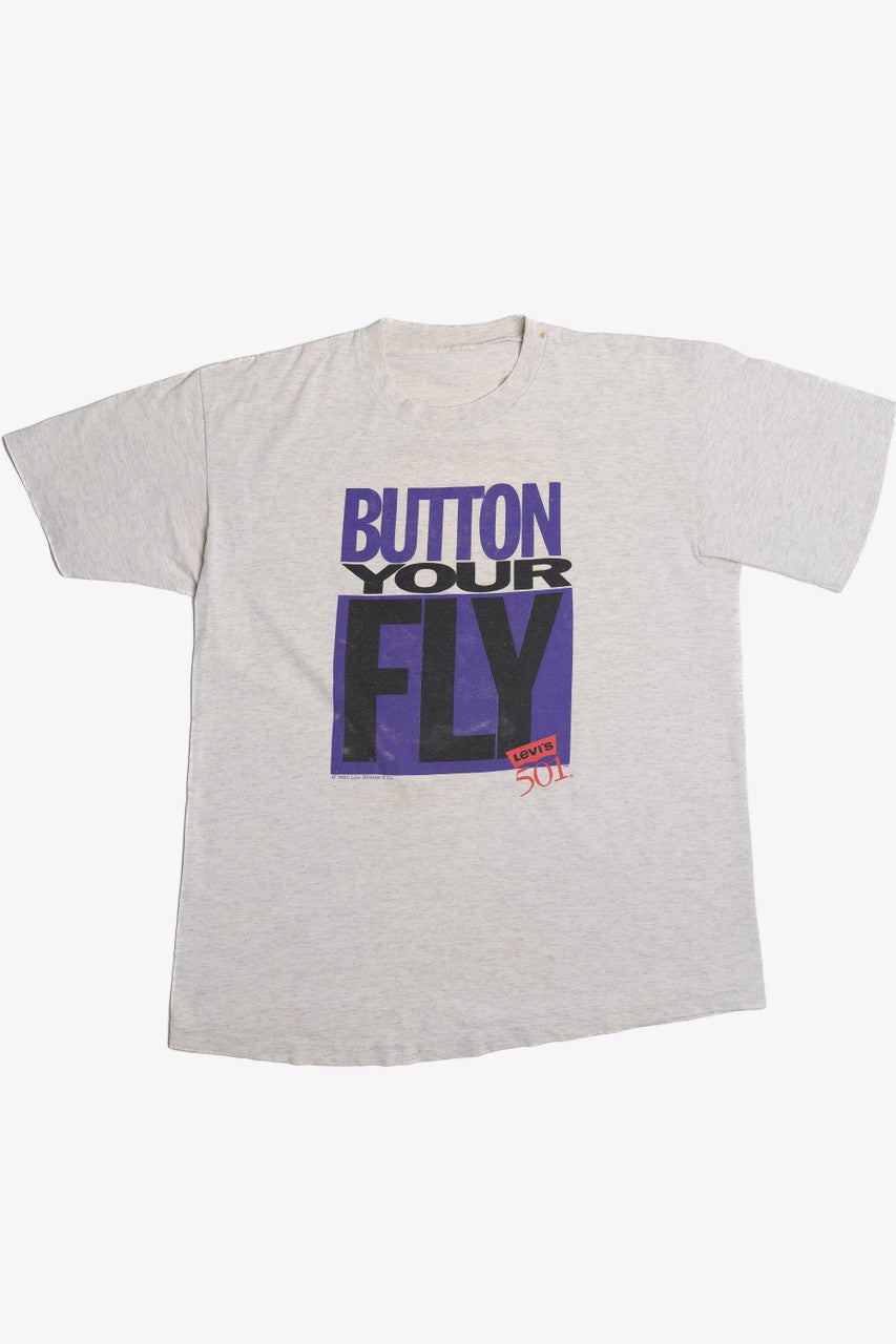 Vintage "Button Your Fly Levi's 501" T-Shirt