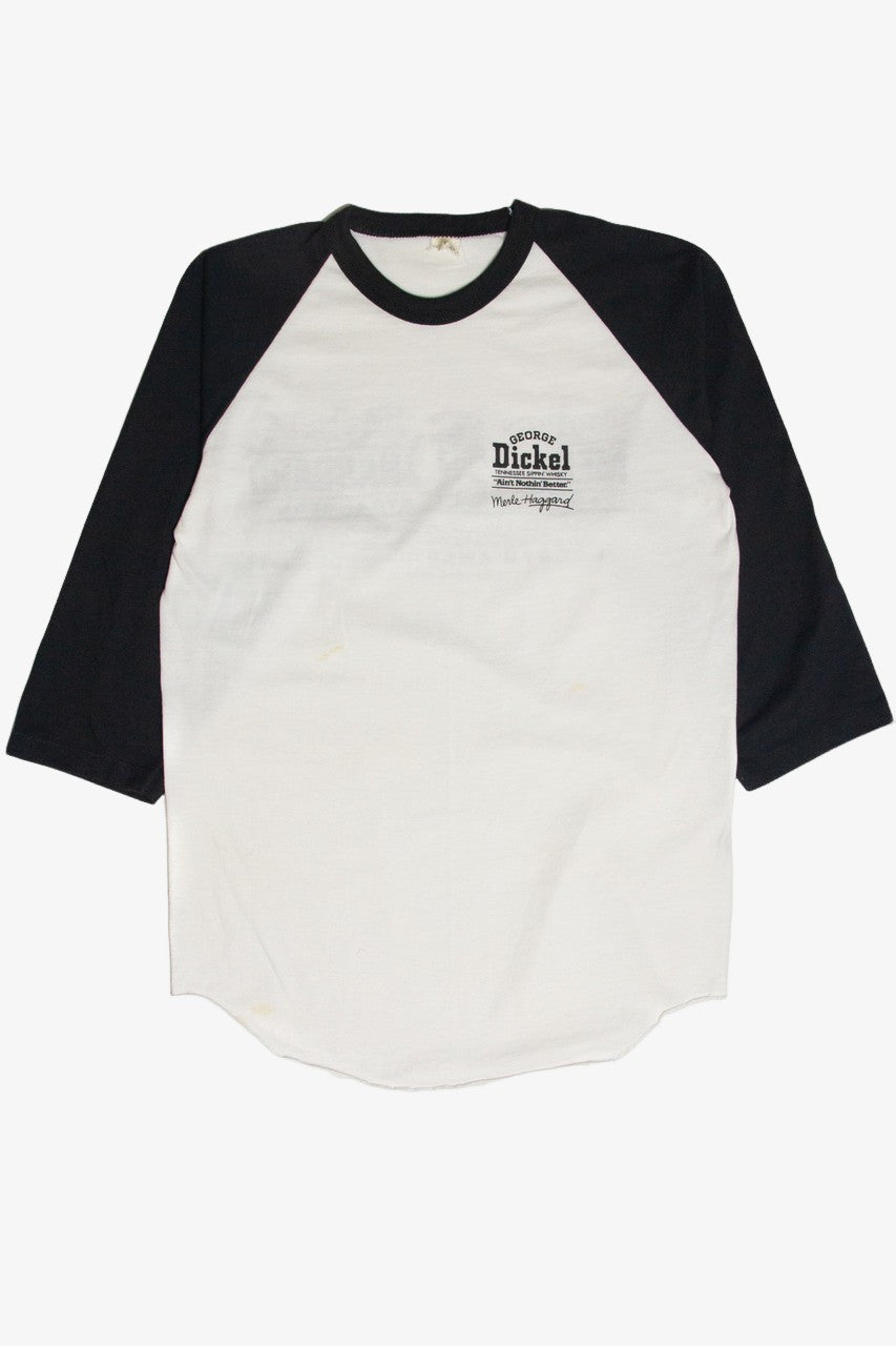 Vintage Merle Haggard "Ain't Nothin' Better" Tour Raglan T-Shirt (1987)