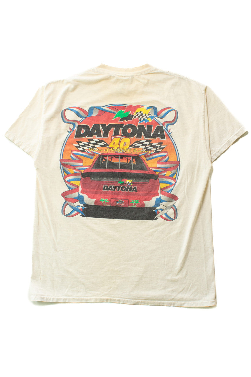 Vintage Daytona 40 Years of NASCAR T-Shirt (1990s)