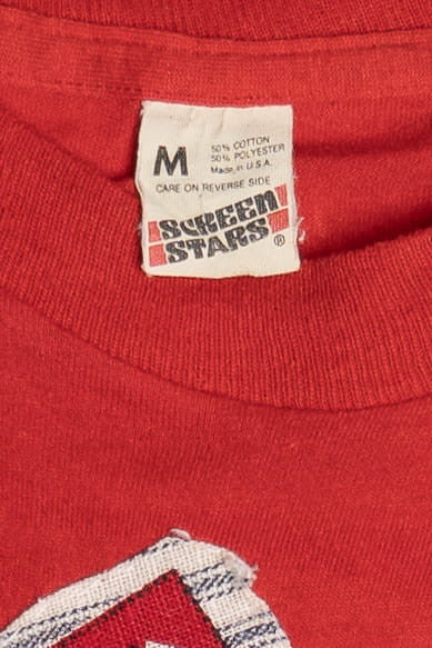 Vintage Mini Bandana Patch Screen Stars T-Shirt