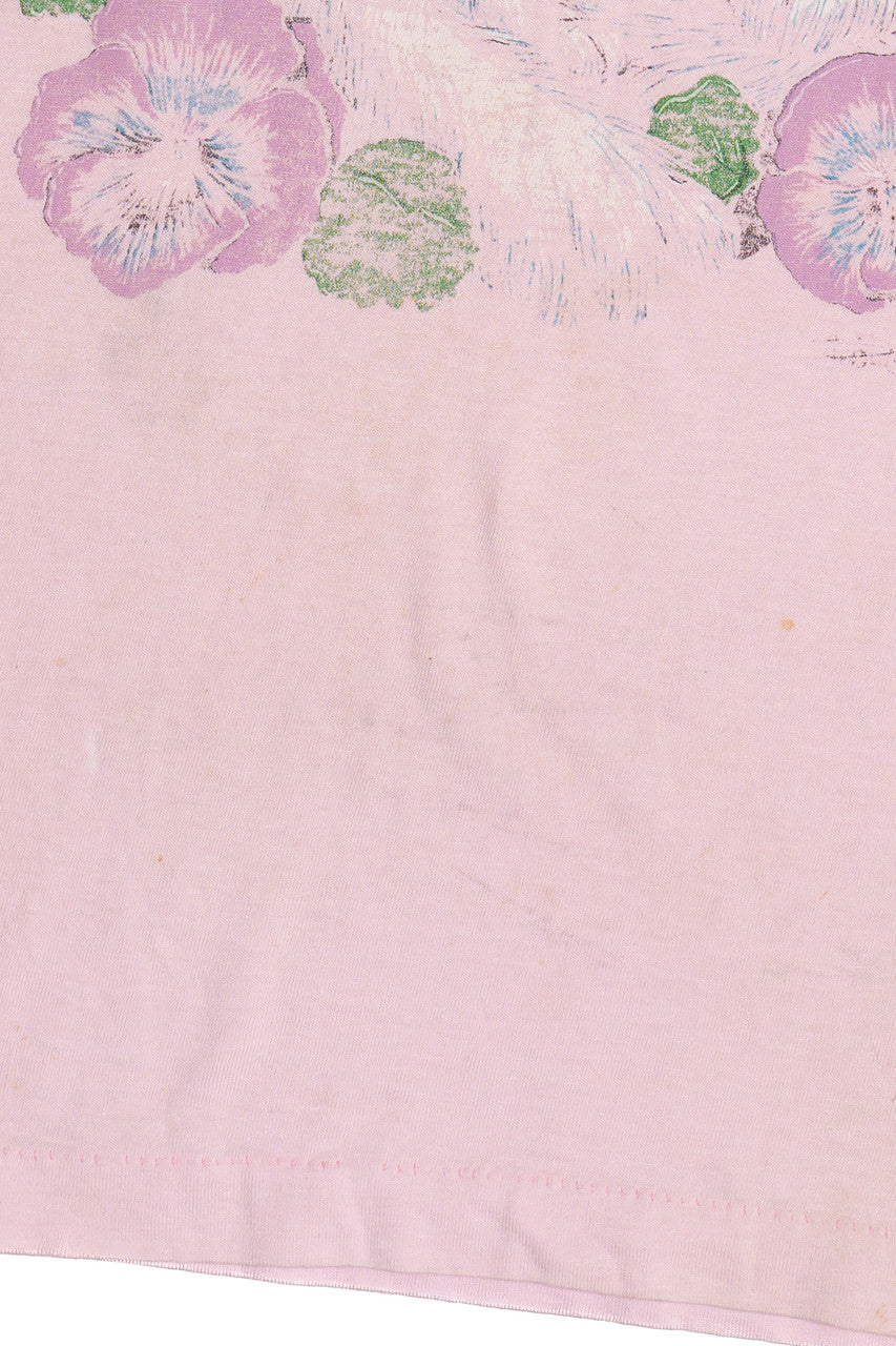 Vintage Cats With Florals T-Shirt
