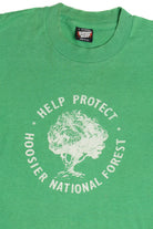 Vintage "Help Protect Hoosier National Forest" T-Shirt