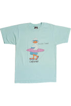 Vintage "Mission Beach California" Surfing Duck T-Shirt