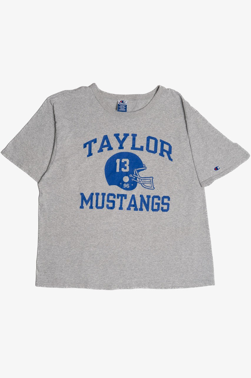 Vintage "Taylor Mustangs" Football Champion Heavyweight T-Shirt