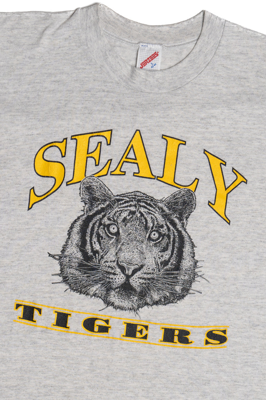 Vintage "Sealy Tigers" Jerzees T-Shirt