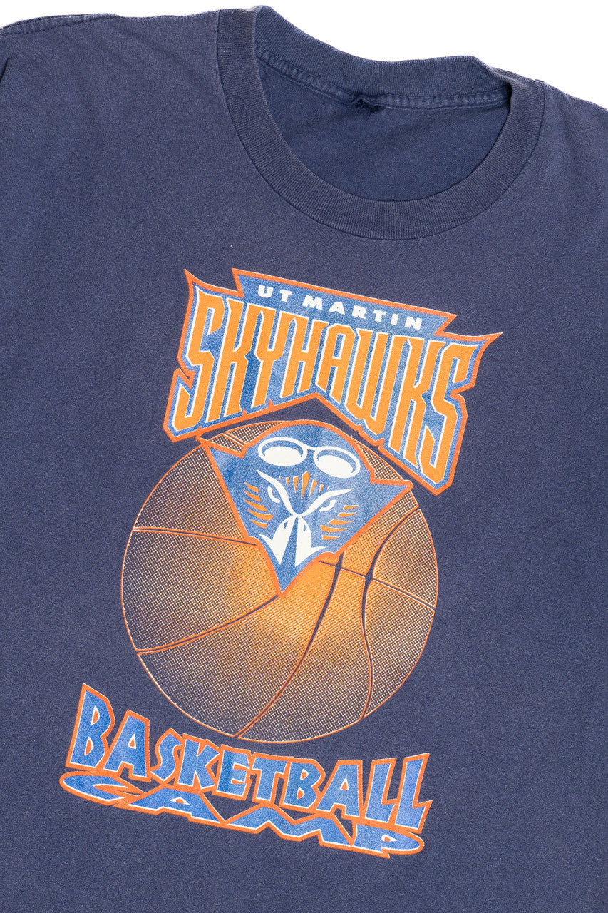 Vintage Nike UT Martin Skyhawks Basketball Camp T-Shirt