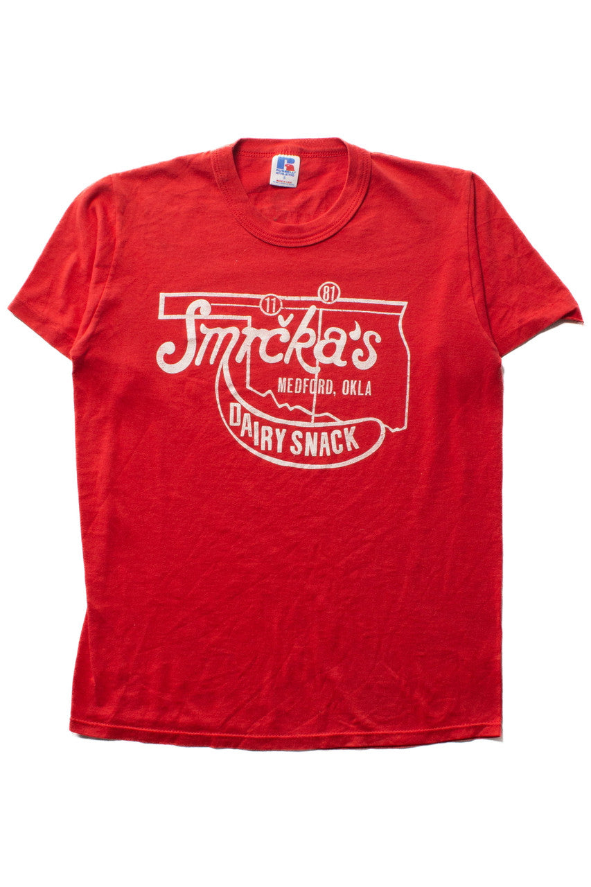 Vintage Smrcka's Dairy Snack T-Shirt (1993)