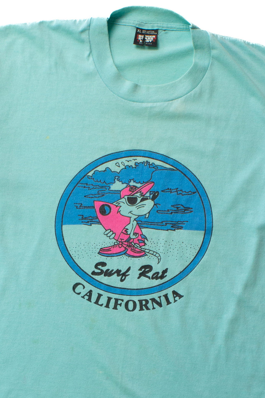 Vintage California Surf Rat T-Shirt (1990s)