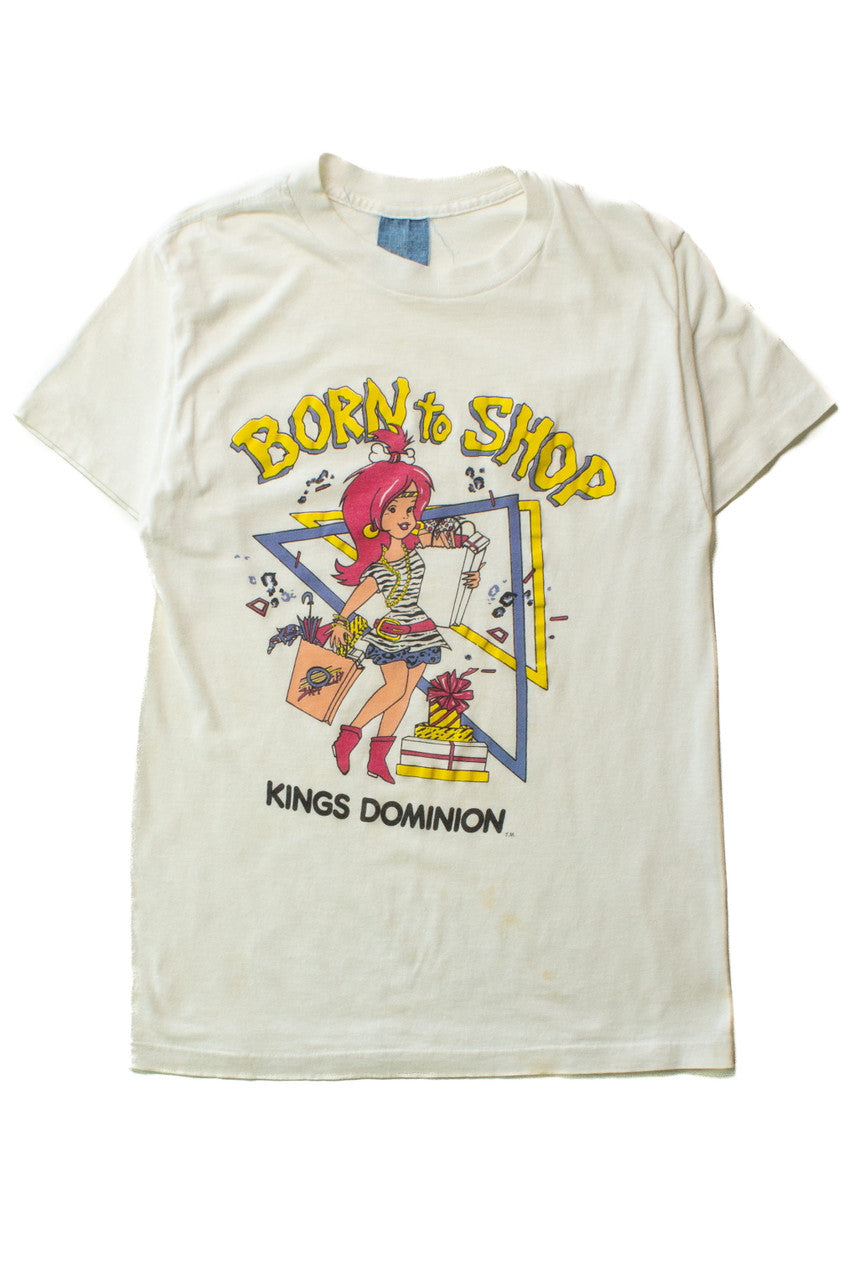 Vintage Born To Shop T-Shirt (1980s)