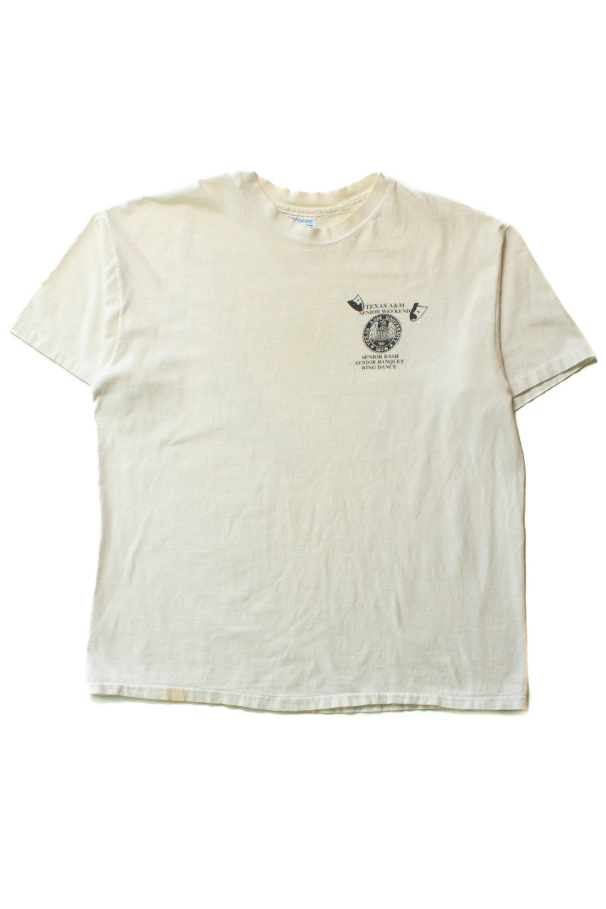 Vintage Texas A&M Senior Weekend T-Shirt (1990)