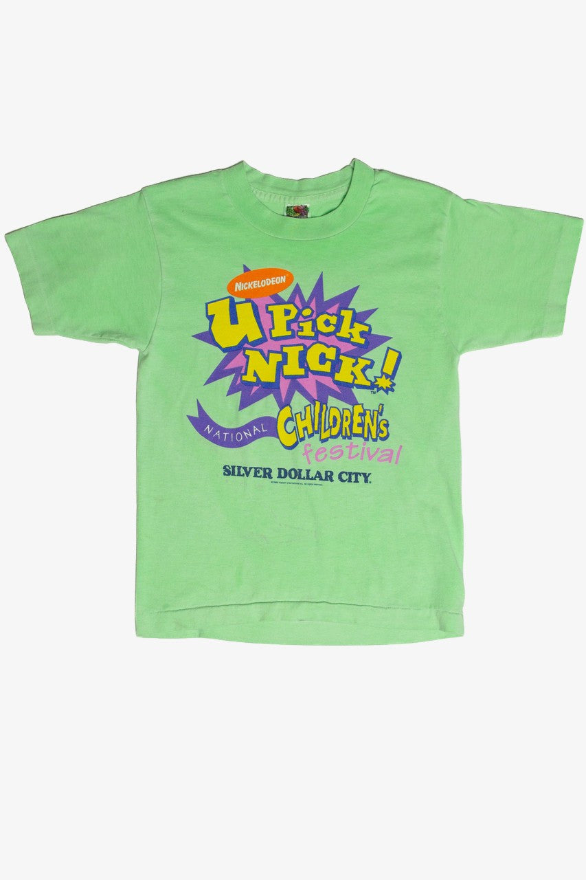 Vintage U Pick Nick! Nickelodeon Children's Festival 1996 T-Shirt