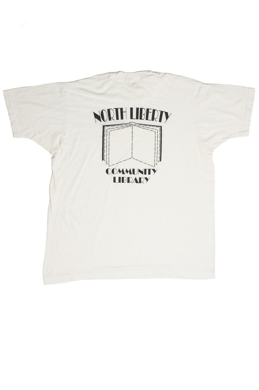Vintage North Liberty Community Library T-Shirt