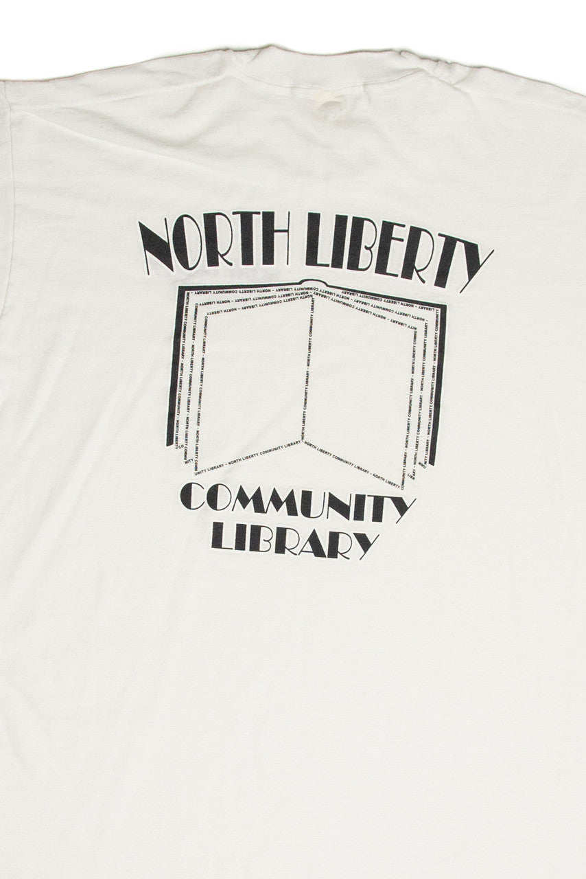 Vintage North Liberty Community Library T-Shirt