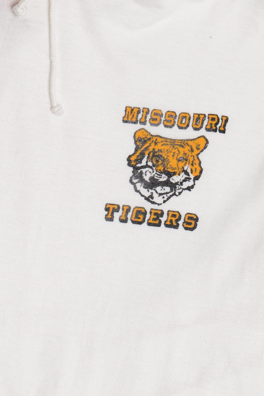 Vintage "Missouri Tigers" Long Sleeve Hoodie T-Shirt