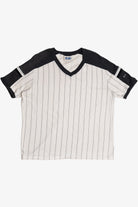 Vintage Sporty Striped V-Neck Raglan T-Shirt