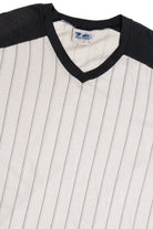 Vintage Sporty Striped V-Neck Raglan T-Shirt