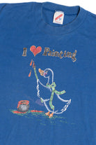 Vintage "I Love Painting" Hand Painted T-Shirt