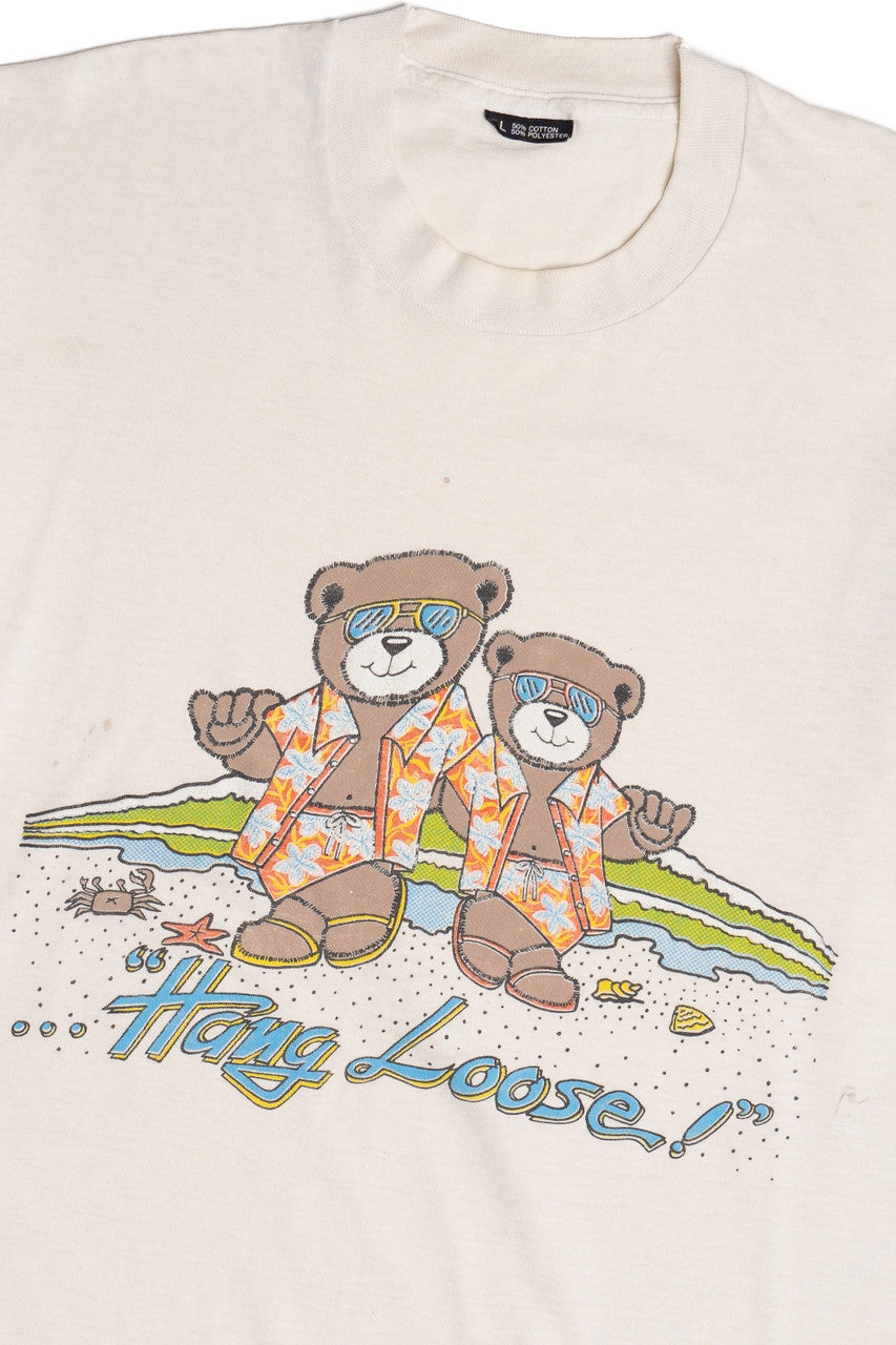 Vintage "Hang Loose" Beach Bears T-Shirt
