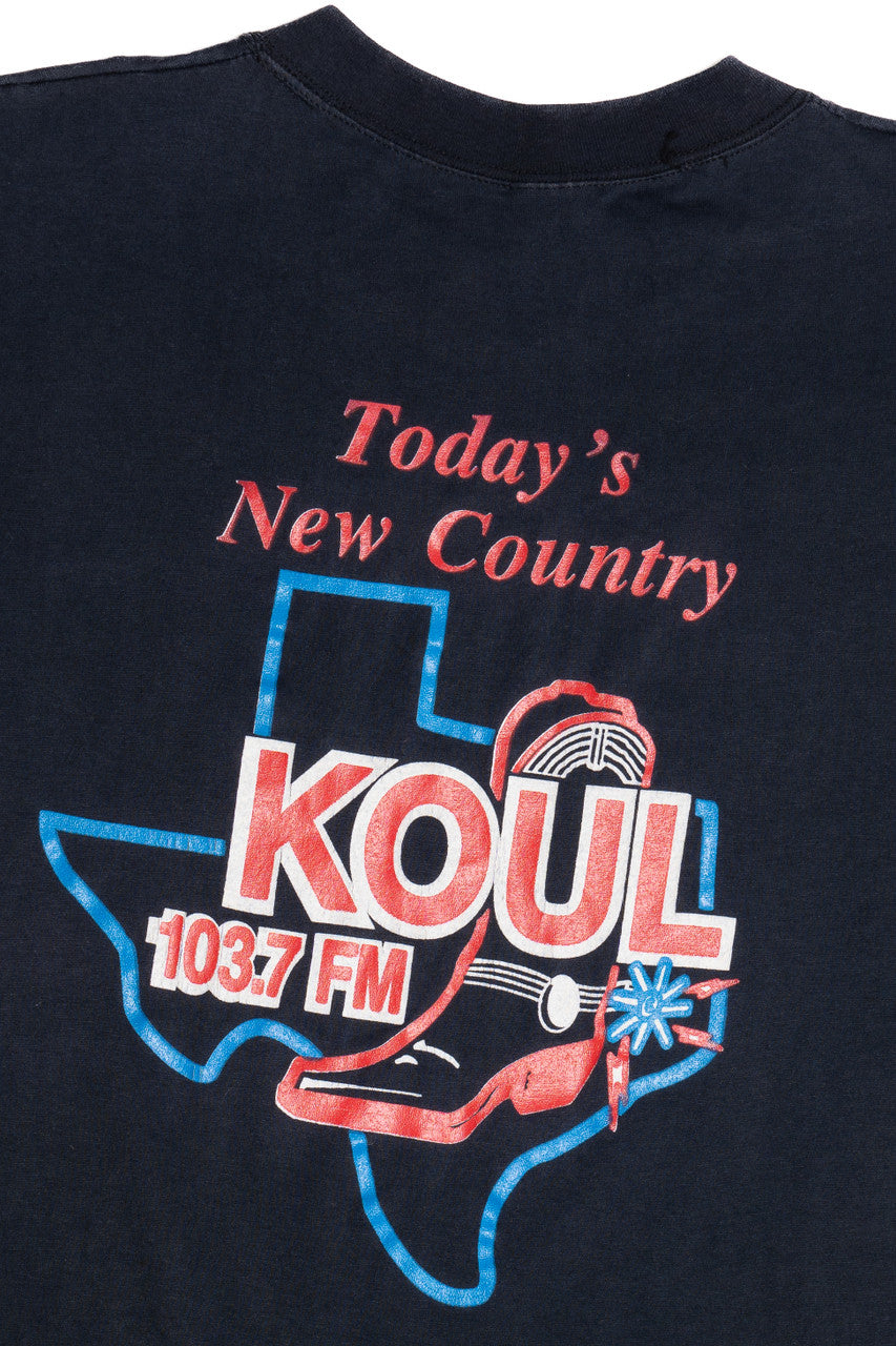 Vintage "KUOL 103.7 FM" "Today's New Country" T-Shirt