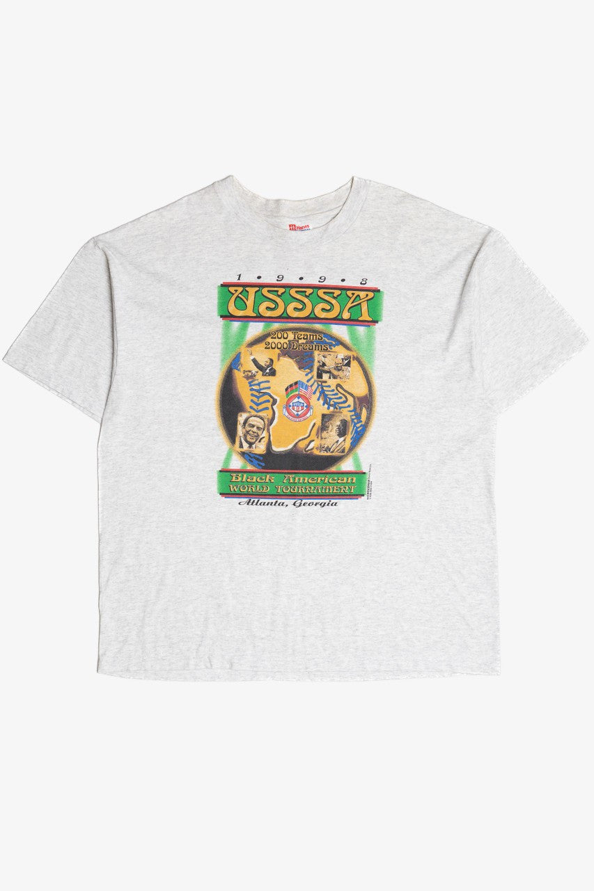 Vintage 1998 USSSA "Black American World Tournament" T-Shirt