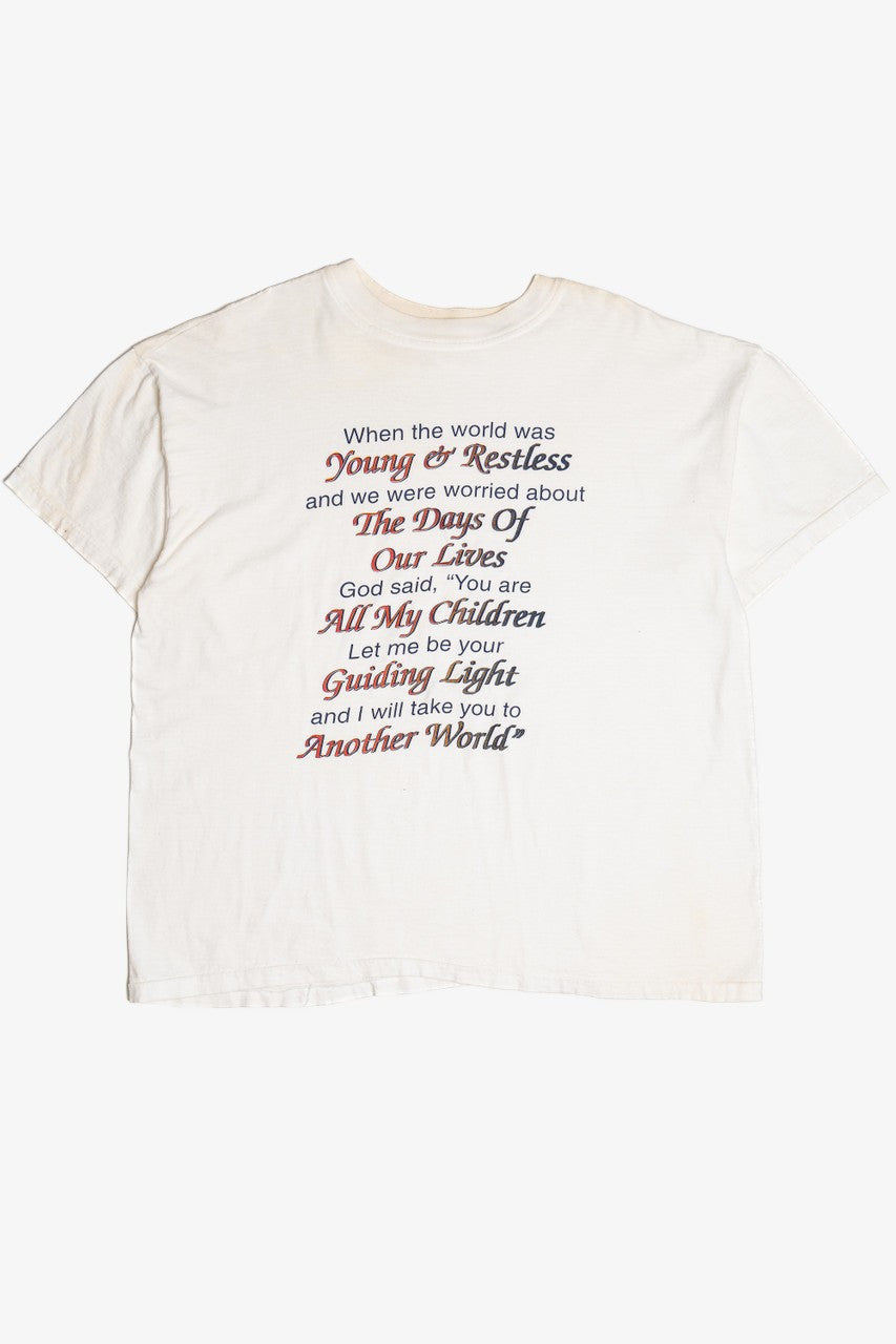 Vintage "Days Of Our Lives" & More Daytime Drama Soap Opera Titles Humor T-Shirt