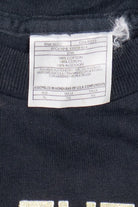 Vintage Distressed "Black History" Slogan Front/Back Print T-Shirt