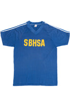 Vintage "SBHSA" Shoulder Stripe Raglan V-Neck T-Shirt