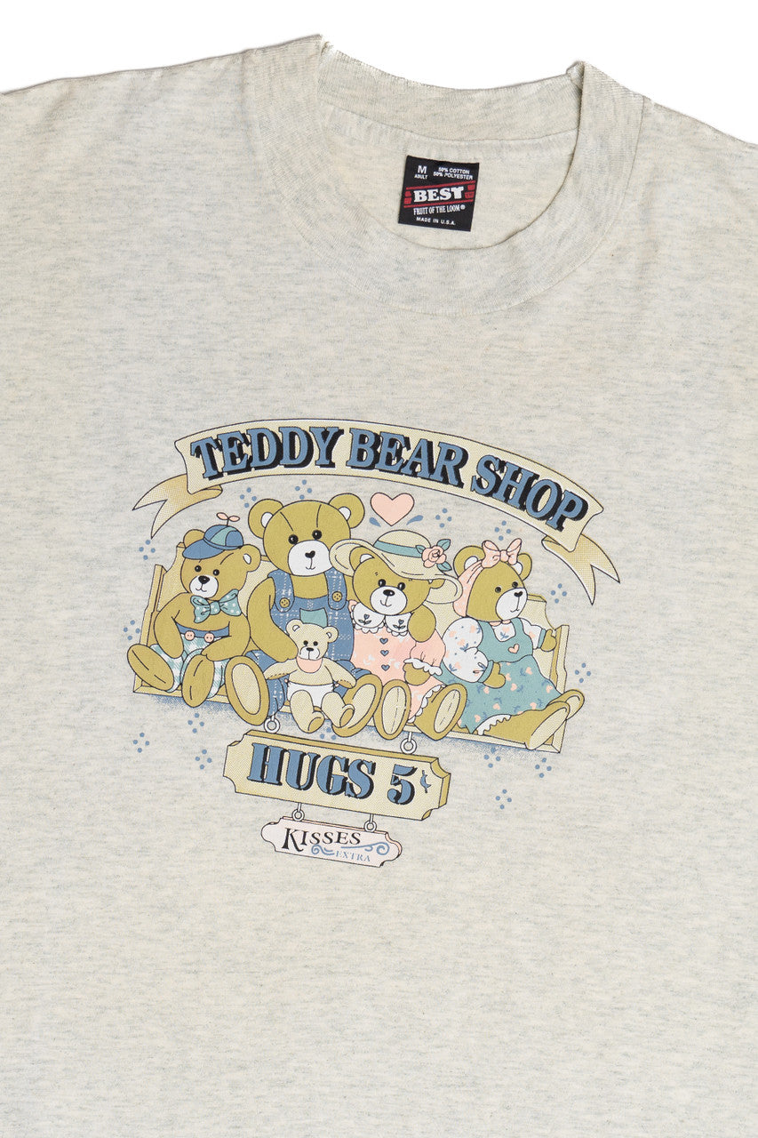 Vintage "Teddy Bear Shop" Hugs & Kisses T-Shirt