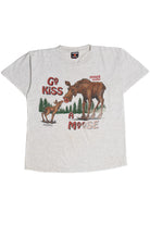 Vintage "Go Kiss A Moose" Hyder Alaska T-Shirt