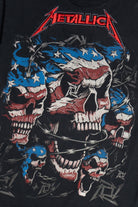 Metallica Embroidered Logo Skull T-Shirt