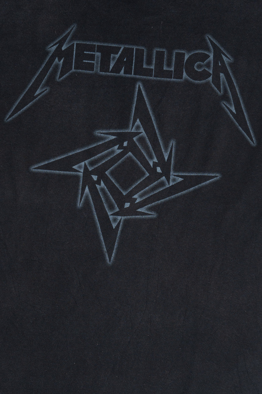 Metallica Embroidered Logo Skull T-Shirt