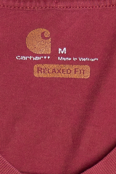 Distressed Carhartt "Steelhead Fishing" Pocket T-Shirt
