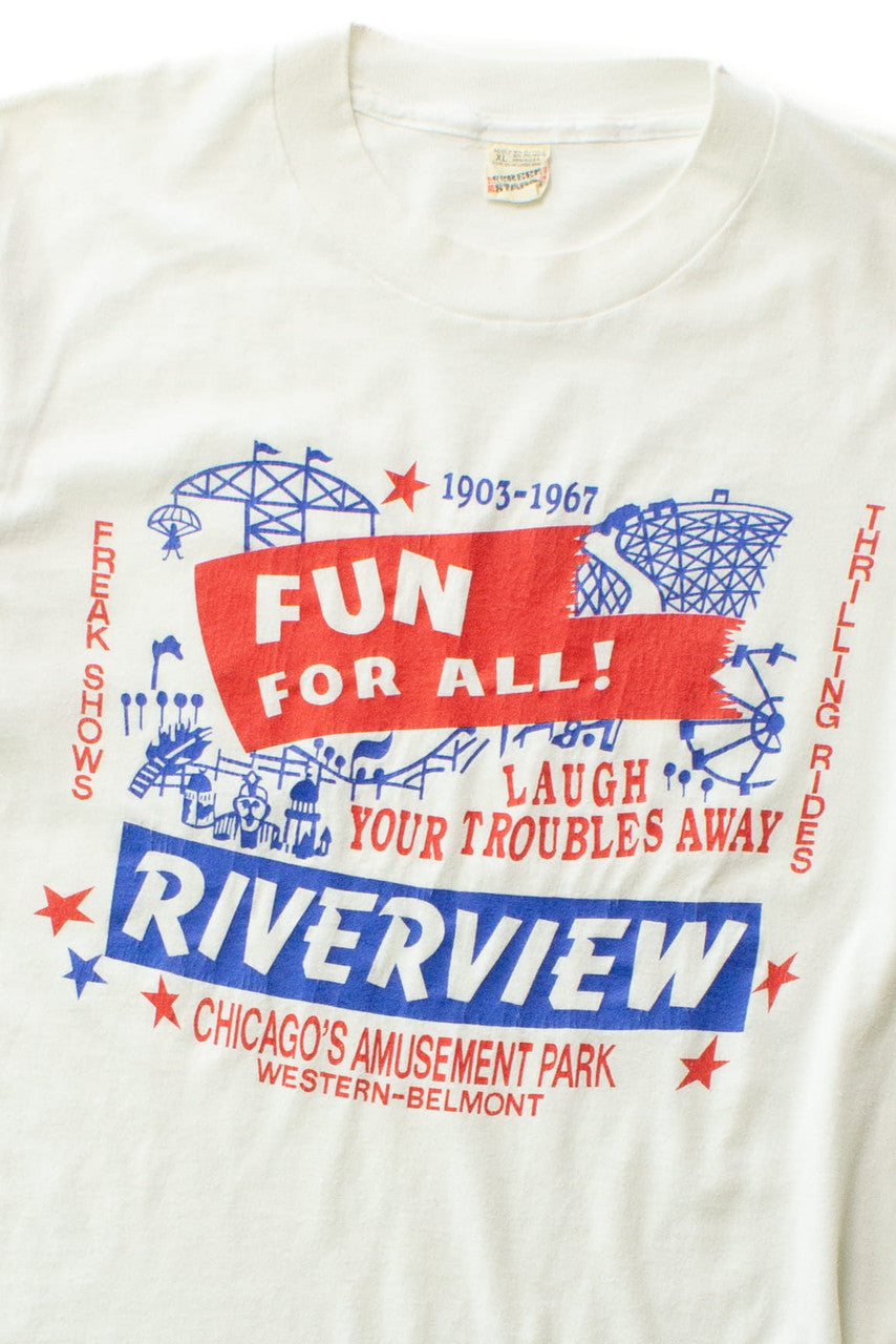 Vintage Riverview Amusement Park T-Shirt (1980s)