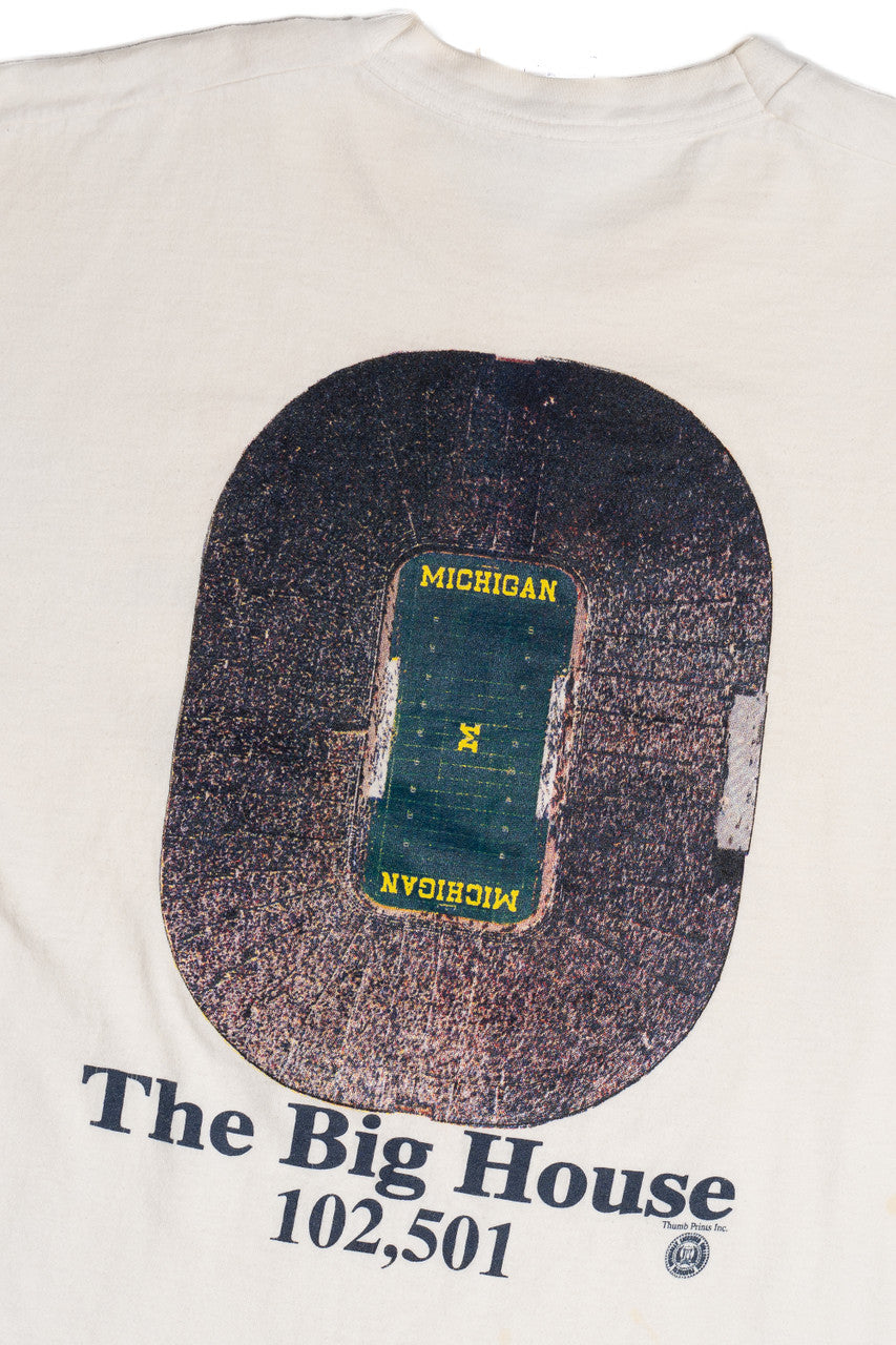 Vintage "The Big House" University of Michigan Stadium T-Shirt