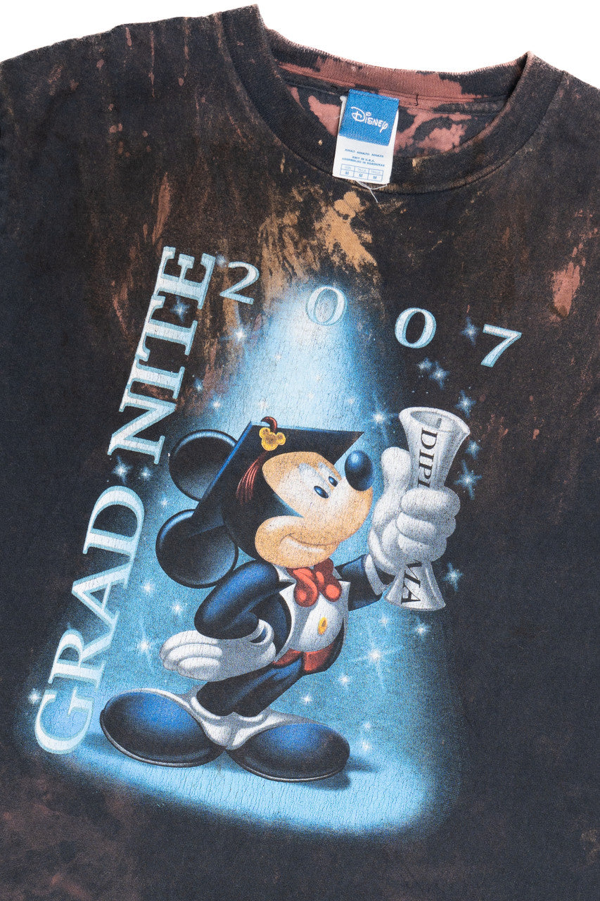 "Grad Nite 2007" Mickey Mouse Disney T-Shirt