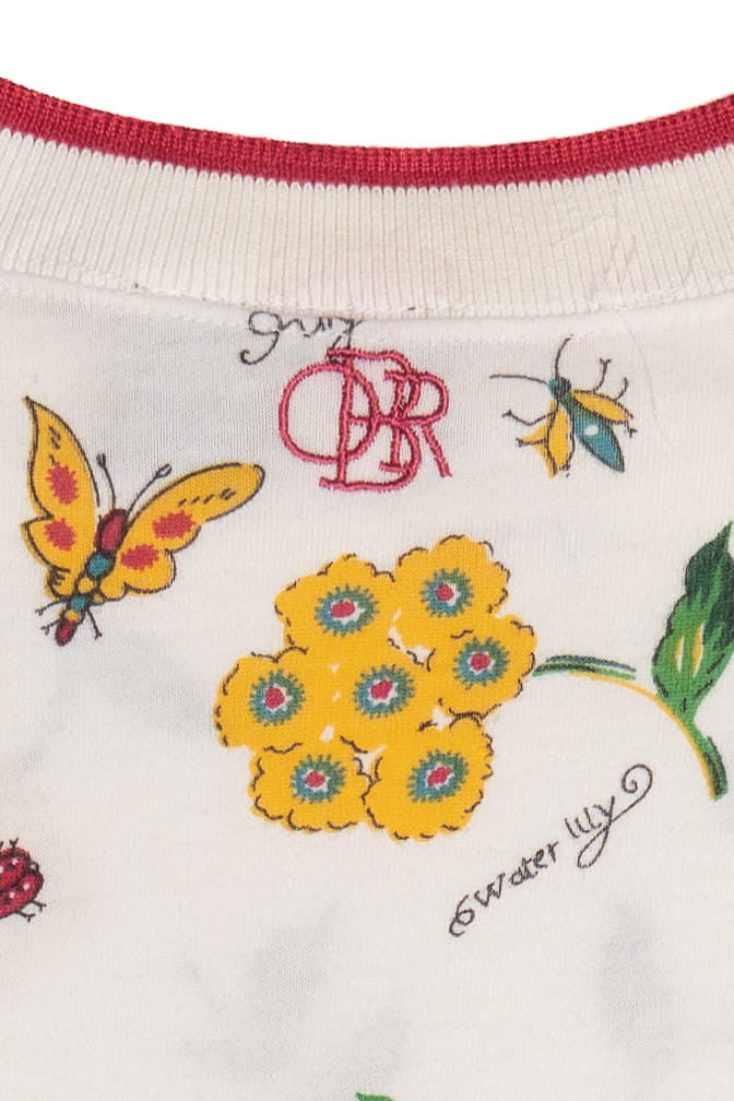 Vintage Cottagecore Garden Floral All Over Print T-Shirt