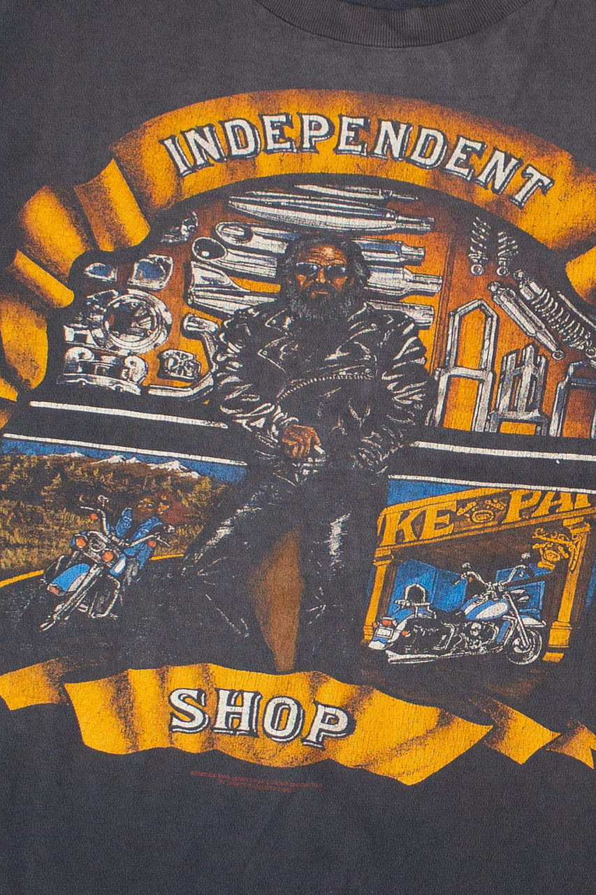 Vintage Distressed Living Legend High Desert Motorcycles T-Shirt (1993)