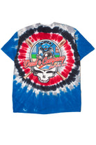Dead & Company Grateful Dead Chicago Liquid Blue Tie Dye T-Shirt (2022)