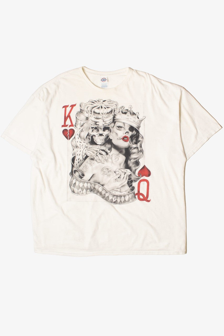 King & Queen Skeleton Graphic T-Shirt