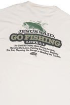 Vintage "Jesus Said, Go Fishing..." Bible Saying T-Shirt
