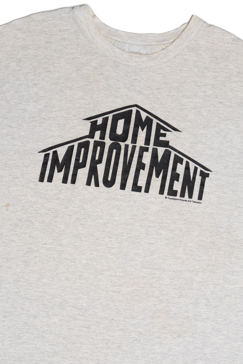 Vintage "Home Improvement" TV Series Logo T-Shirt