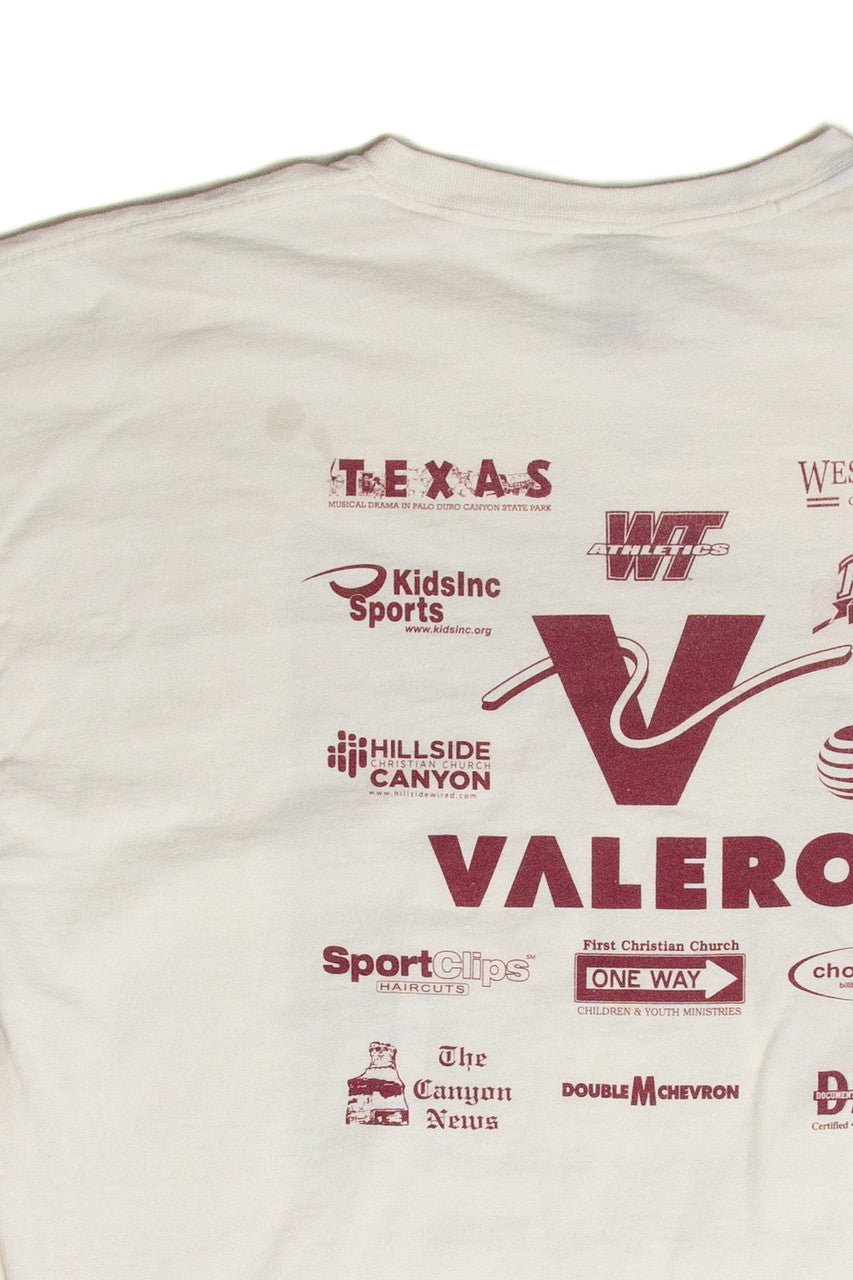 Vintage West Texas State vs. University of Arizona Game Program T-Shirt